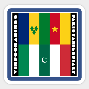 Vinroonadines and Pakistanigerialy Sticker